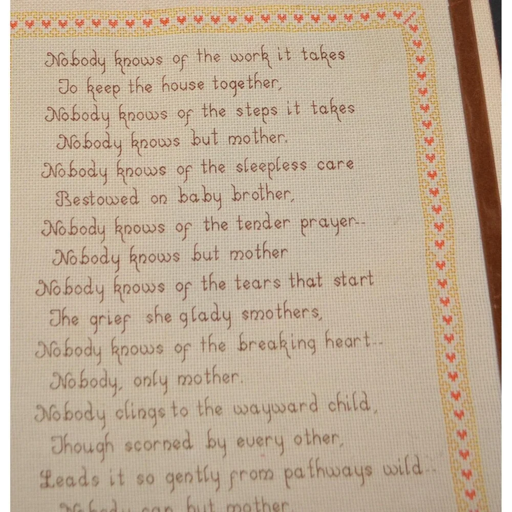 Bucolic Country Cottage Core Rustic Poetry of Mother 1980s